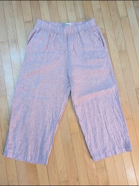 Cynthia Rowley 100% Linen Capris
